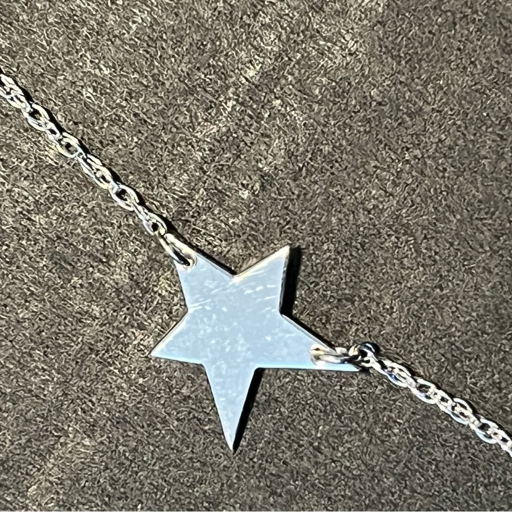 Silver Star Pendant Necklace